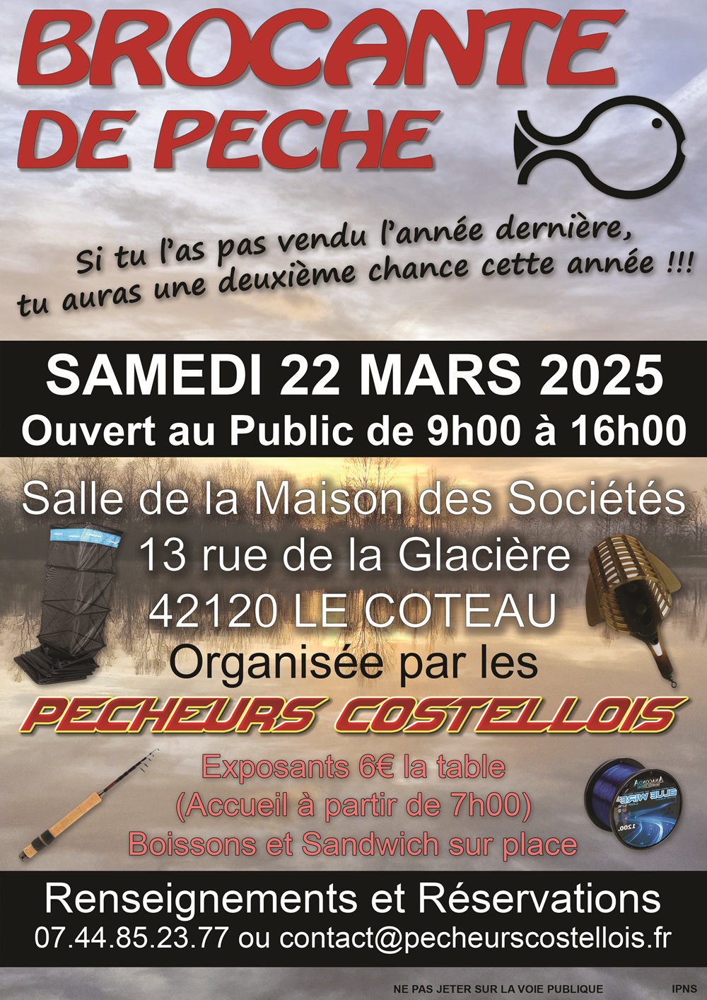 Affiche A4 brocante