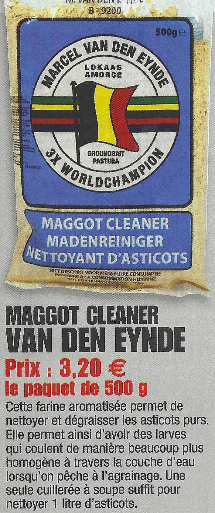Maggot cleaner van den eynde